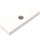 LEGO White Tile 1 x 3 Inverted with Hole (35459)