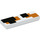 LEGO White Tile 1 x 3 with Koi Fish Black / Orange Squares (63864 / 100432)