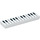 LEGO White Tile 1 x 4 with Piano Keyboard (2431 / 65679)