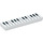 LEGO Bianco Piastrella 1 x 4 con Piano Keyboard (2431 / 65679)