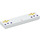 LEGO Blanc Tuile 1 x 4 avec Rose et Violet Dots et Gold (2431 / 79130)