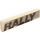 LEGO Blanco Plana 1 x 4 con Rally Printing (2431)