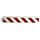 LEGO Weiß Fliese 1 x 6 mit rot und Weiß Danger Streifen Links 7592 Aufkleber (6636)