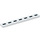 LEGO White Tile 1 x 8 with Thick Black Dashed Line (35147 / 78184)