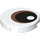 LEGO White Tile 2 x 2 Round with Black Pupil and Copper Iris with Bottom Stud Holder (14769 / 49479)