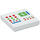 LEGO Blanco Plana 2 x 2 con Control Panel con Botones con ranura (3068 / 102317)