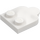 LEGO White Tile 2 x 2 with Curved Edge and Two Studs (5518)