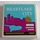 LEGO White Tile 2 x 2 with &quot;HEARTLAKE  CITY&quot; From set 41106 Sticker with Groove (3068)