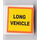 LEGO Wit Tegel 2 x 2 met &quot;Lang Voertuig&quot; Sticker met groef (3068)
