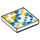 LEGO blanc Tuile 2 x 2 avec Minecraft blanc Glazed Terracotta avec rainure (3068 / 66845)