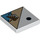LEGO blanc Tuile 2 x 2 avec Pyramide et Une Dot avec rainure (3068 / 87542)