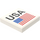 LEGO White Tile 2 x 2 with &#039;USA&#039; and US Flag Sticker with Groove (3068)