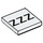 LEGO Weiß Fliese 2 x 2 mit &#039;ZZZ&#039; mit Nut (3068 / 99412)