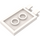 LEGO White Tile 2 x 3 with Horizontal Clips (&#039;U&#039; Clips) (30350)