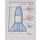 LEGO Weiß Fliese 2 x 3 mit Rakete Building Instructions (26603)