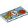 LEGO blanc Tuile 2 x 4 avec Carrots et Tomato (1.99) Sign (19968 / 87079)