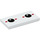 LEGO White Tile 2 x 4 with Eyes with Red Dots (87079 / 94033)