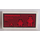 LEGO White Tile 2 x 4 with Ninja Turtles and &#039;MUTATION 100%&#039; on Dark Red Background Sticker (87079)
