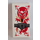LEGO White Tile 2 x 4 with Red Dragon and Lock Sticker (87079)