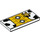 LEGO Weiß Fliese 2 x 4 mit Woody&#039;s Vest, Shirt und Sheriff Badge (68351 / 87079)