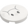 LEGO White Tile 3 x 3 Round with Lakitu Cloud Face (67095)