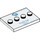 LEGO blanc Tuile 3 x 4 avec Quatre Goujons avec Team GB logo et Olympic Rings (11780 / 88646)