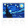 LEGO blanc Tuile 4 x 4 avec Goujons sur Bord avec The Starry Night Painting (1902 / 6179)