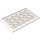 LEGO White Tile 4 x 6 with Studs on 3 Edges (6180)
