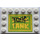 LEGO blanc Tuile 4 x 6 avec Goujons sur 3 Edges avec &quot;Toxic Tank&quot; Autocollant (6180)