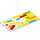 LEGO White Tile 8 x 16 with Lego Bricks and Minifigure (2) with Bottom Tubes, Smooth Top (4974)