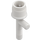 LEGO White Torch with Grooves (3959)