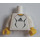 LEGO Blanco Torso con Adidas logo y #4 en la parte trasera (973)