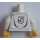 LEGO Blanco Torso con Adidas logo y #5 en la parte trasera (973)