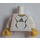 LEGO Bianco Busto con Adidas logo e #7 sul retro (973)