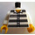 LEGO White Torso with Prison Stripes and Number 50380 with 6 Buttons (973 / 76382)