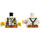 LEGO White Torso with White Shirt With Grey Suspenders (973 / 76382)