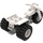 LEGO Wit Tricycle met Dark Grijs Chassis en Wit Wielen