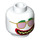 LEGO Weiß Tropical Joker Minifigure Kopf (Einbau-Vollbolzen) (3626 / 36120)