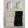LEGO White Two Face Legs, Black Left and White Right Legs (3815)