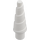 LEGO Vit Unicorn horn med Spiral (34078 / 89522)