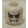 LEGO White Vampire Head (Safety Stud) (3626)
