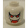 LEGO White Vampire Head (Safety Stud) (3626)