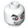 LEGO White Vampire Head (Safety Stud) (3626 / 91297)