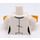 LEGO White Volcano Photographer Minifig Torso (973 / 76382)