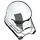 LEGO White Walker Driver Helmet with Stripe (35555)