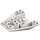 LEGO White Wedge 4 x 4 Triple Inverted with Reinforced Studs (13349)