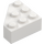 LEGO White Wedge Brick 3 x 3 without Corner (30505)