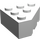 LEGO White Wedge Brick 3 x 3 without Corner (30505)