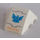 LEGO White Wedge Curved 3 x 4 Triple with Galaxy Squad Logo and &#039;MISSLE BATTERY&#039; Sticker (64225)