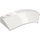 LEGO White Wedge Curved 3 x 8 x 2 Right (41749 / 42019)